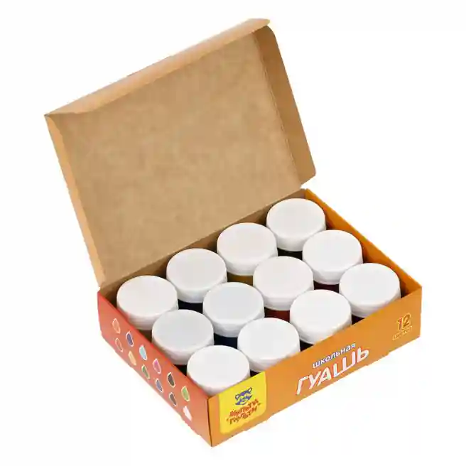 Set de guașă Multi-Pulti, "Enot în Grecia" 12 cul, 17,5ml