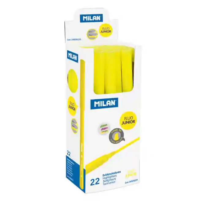 Textmarker MILAN Junior, galben