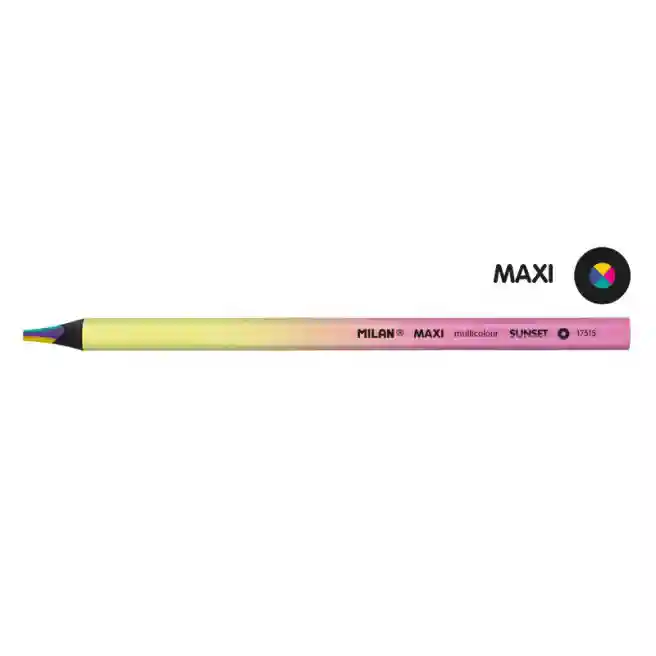 Creion MILAN Maxi cu mină multicoloră