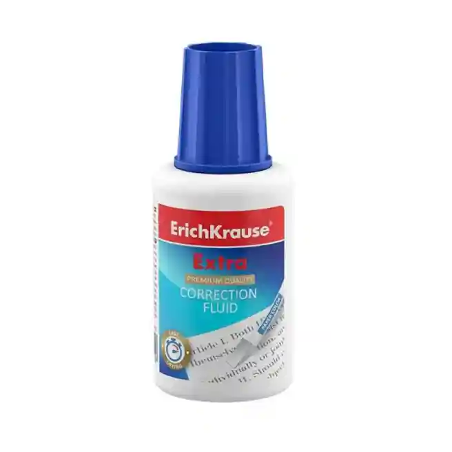 Corector fluid cu burete ErichKrause Extra 20 gr