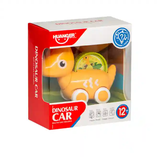 Mașina „Dinozaur” galbenă, cod 592029