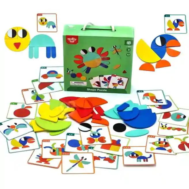 Jucărie din lemn Shape Game, cod 57306