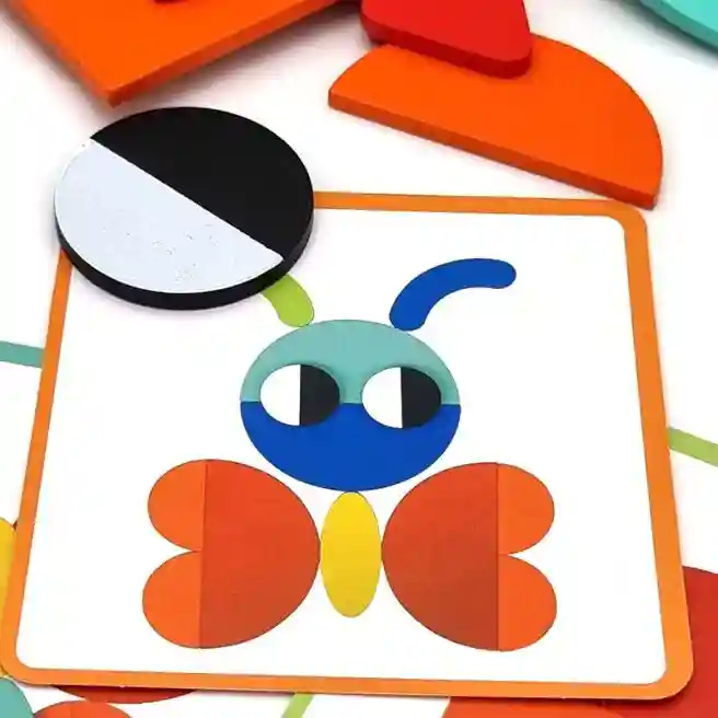 Jucărie din lemn Shape Game, cod 57306