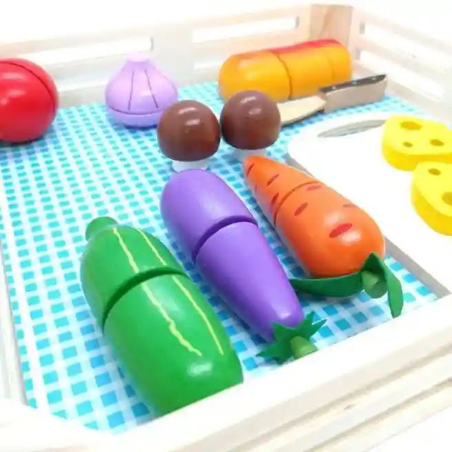 Деревянная игрушка Набор Овощи, код 57199