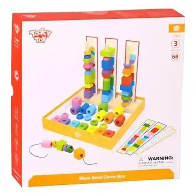 Деревянная Игра Лабиринт из Бисера, код 57229