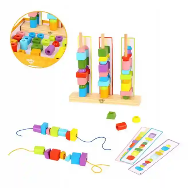 Деревянная Игра Лабиринт из Бисера, код 57229