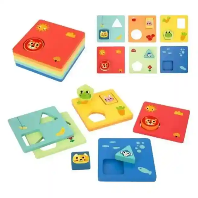 Игровой набор с геометрическими фигурами, код 57241