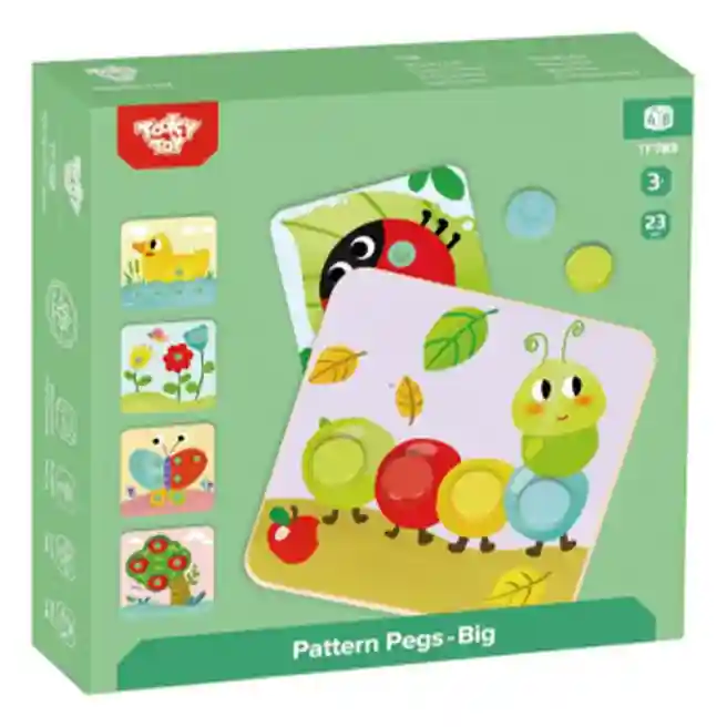 Mini mozaic din lemn „Insecte”, cod 57280