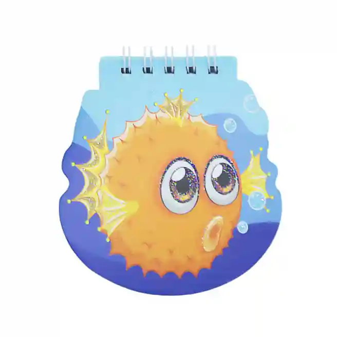 Mini blocnotes in forma Fish