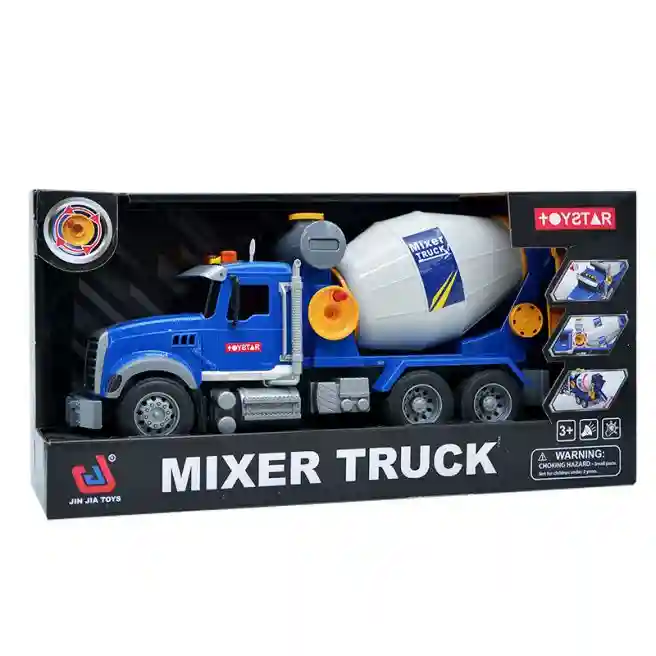 Инерционная бетономешалка "Mixer Truck" со светом и звуком, код 602026