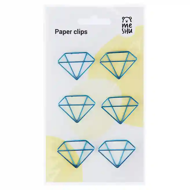 Agrafe 25mm, Meshu "Diamonds", (6 bucăți)