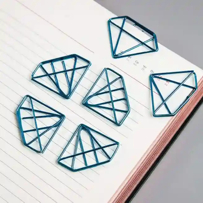 Agrafe 25mm, Meshu "Diamonds", (6 bucăți)