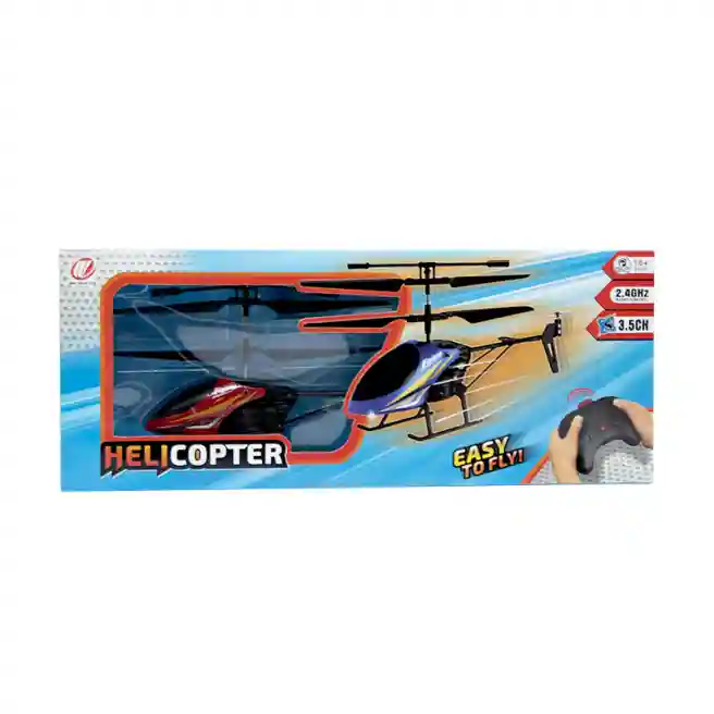 Elicopter cu telecomanda "Helicopter", rosu, cod 189047