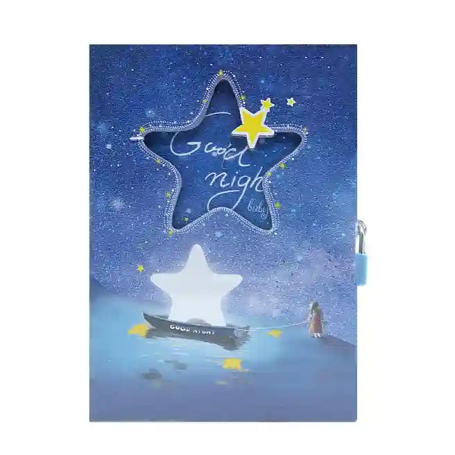 Carnet notițe A5 cu lacăt Star