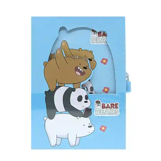 Блокнот A5 с замком Three Bears