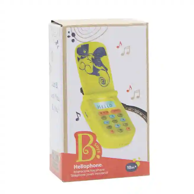 BTT Telefon de jucărie cu dictofon galben, cod 57765