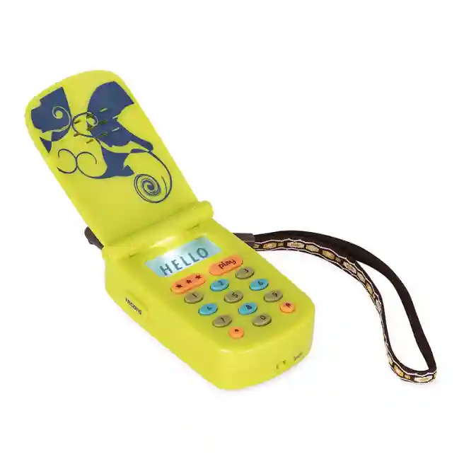 BTT Telefon de jucărie cu dictofon galben, cod 57765