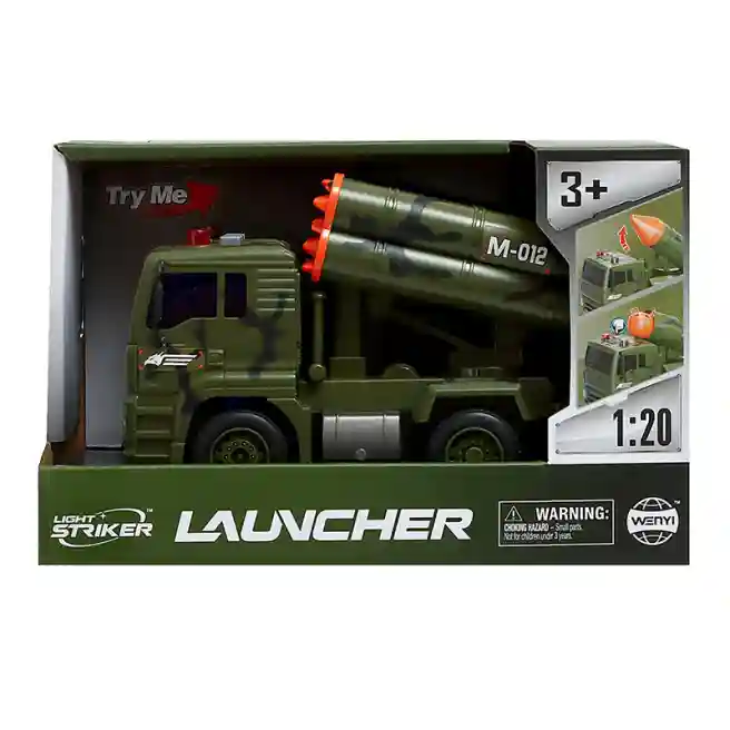 WY Грузовик 1:20 "Missile Launcher Truck" (свет,звук), зеленый, код 57910