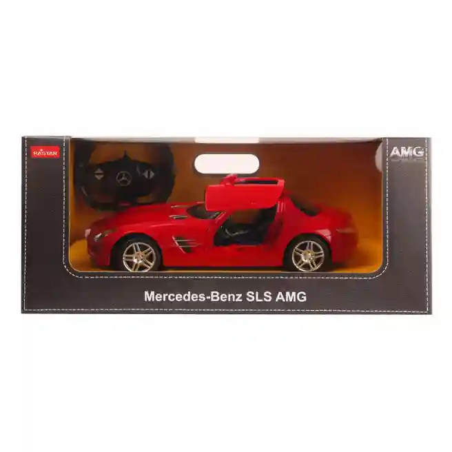 RS Машина р/у RASTAR 1:14  Mercedes-Benz SLS, красная, код 58206