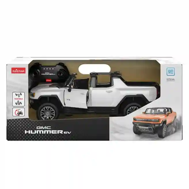 RS Машина р/у RASTAR 1:16 Hummer EV, белая, код 57953
