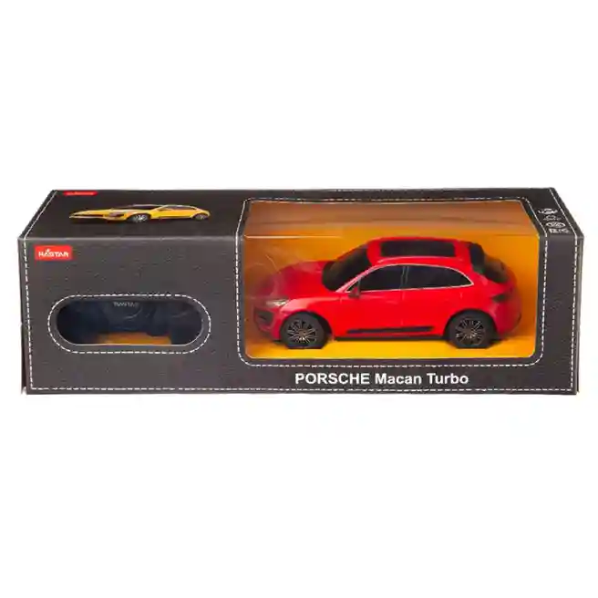 RS Машина р/у RASTAR 1:24 PORSCHE Macan Turbo, красный, код 58385