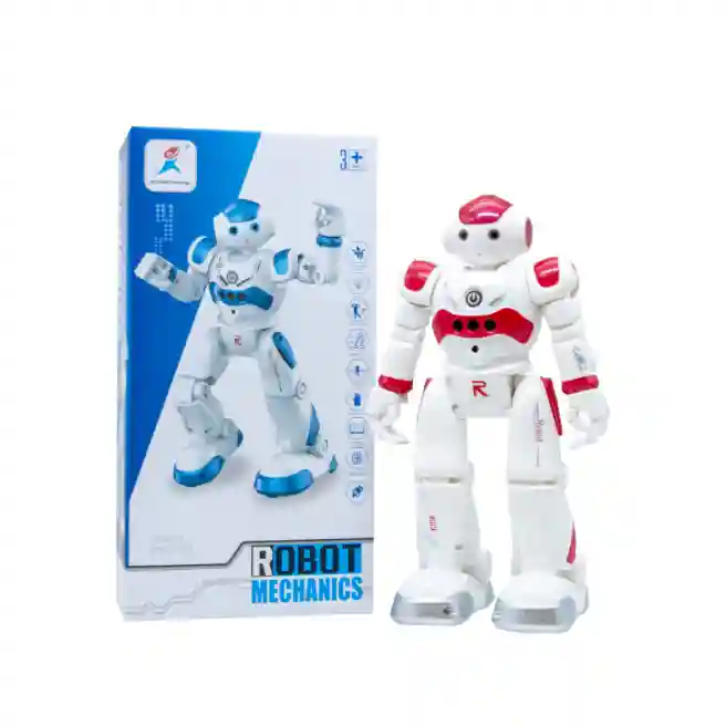 Robot „Mecanics”, cu t/c, cu lumină și sunet, rosu, cod 622020