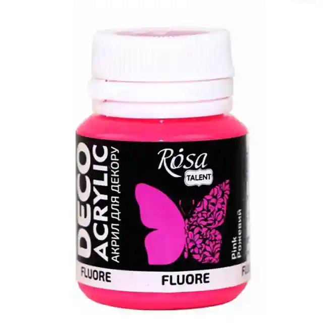 Acril, roz, fluorescenta, 20ml, ROSA TALENT