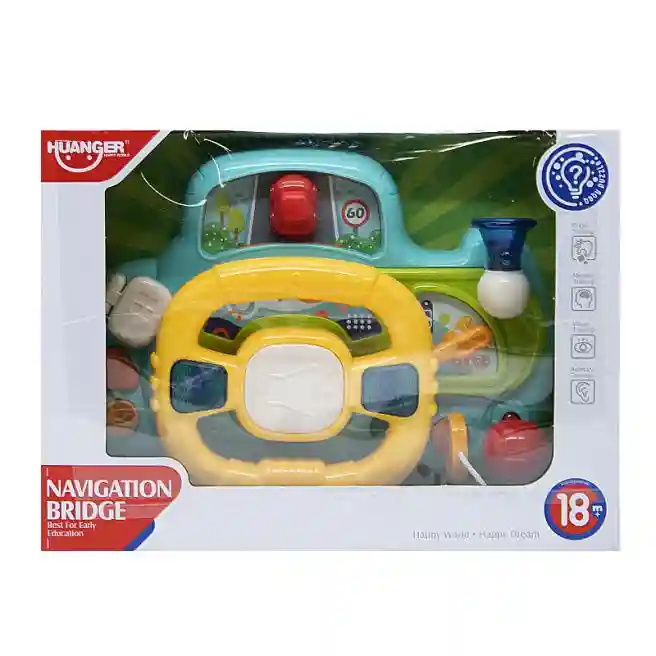 Игровой руль "Navigation Bridge" со светом и звуком, код 642022