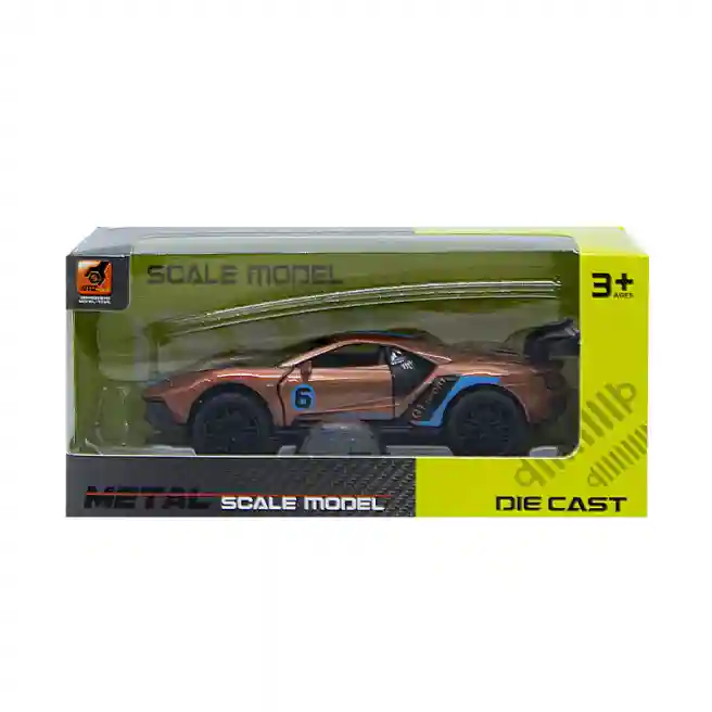 Mașină cu uși ce se deschid 1:36, Lamborghini maro, cod 642102