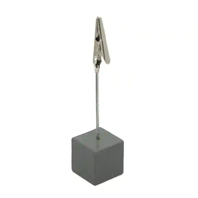 Suport pentru hartie "Cub " 11 cm - Gri, cod 58702