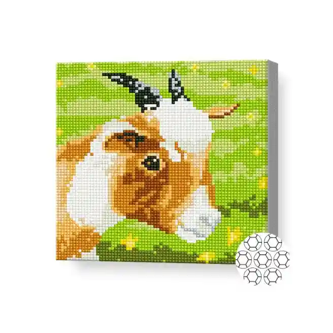 Căpriță 20x20 cm, mozaic cu diamante