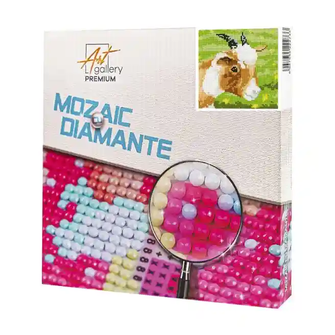 Căpriță 20x20 cm, mozaic cu diamante