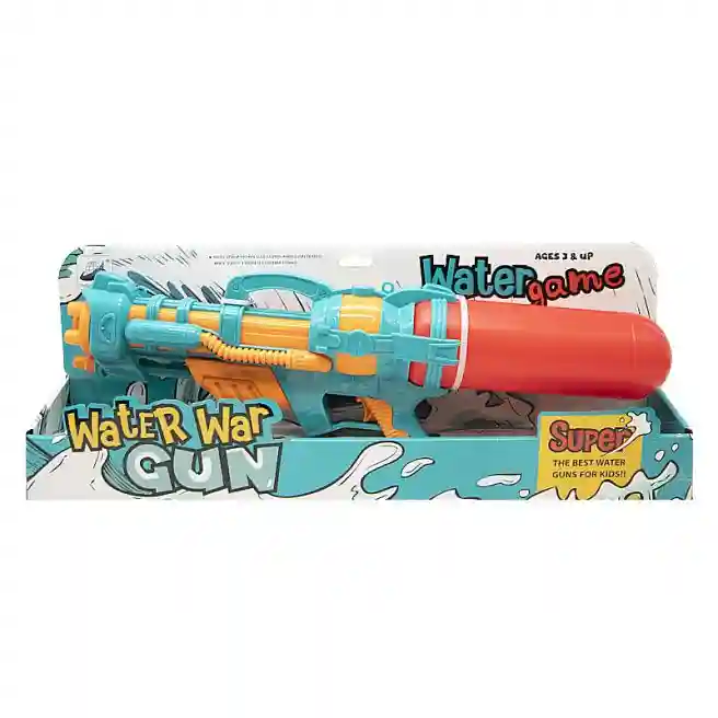 Pistol cu apa cu sticla, 50 cm, rosu, cod 672065