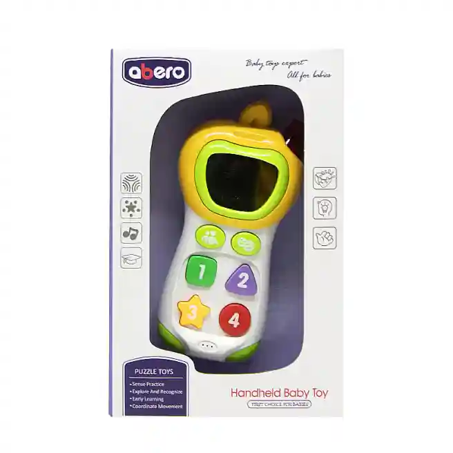 Интерактивный телефон Abero, желтый, код 682011