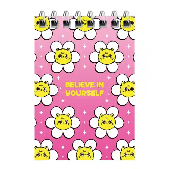 Blocnotes A7 40 foi patratele cu spira BG "Mix for girls"