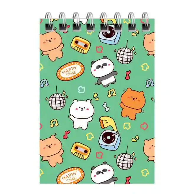 Blocnotes A7 40 foi patratele cu spira BG "Mix for girls"