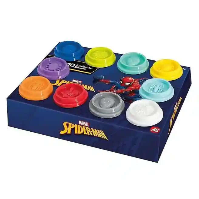 10 Dough Pots 2oz In Box Spiderman, cod 60106