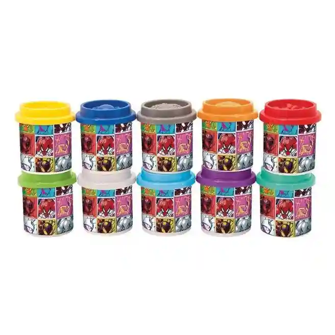 10 Dough Pots 2oz In Box Spiderman, cod 60106