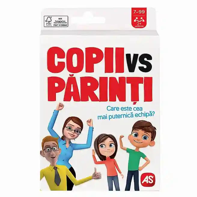 AS Joc de societate Mini - Copii vs părinții, cod 60114