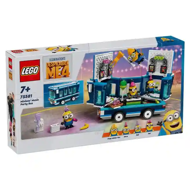 Constructor LEGO Minions Autobuz de muzică Minion, art. 75581