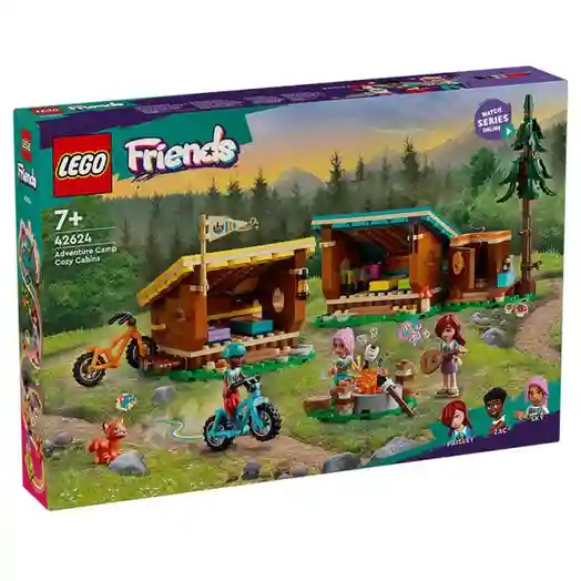 Constructor LEGO Friends Tabără de aventură, cabane confortabile, art. 42624