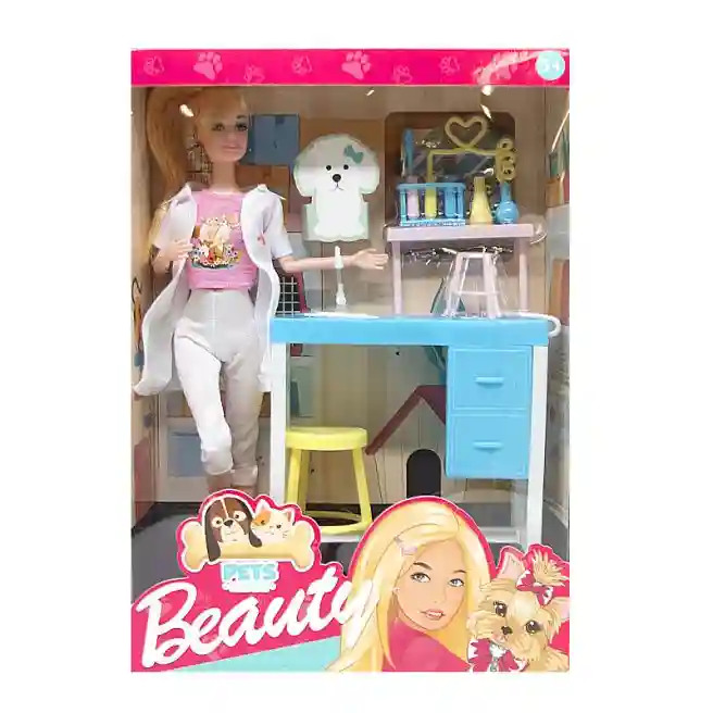 Set de joacă păpușă doctor „Beauty”, cod 712021
