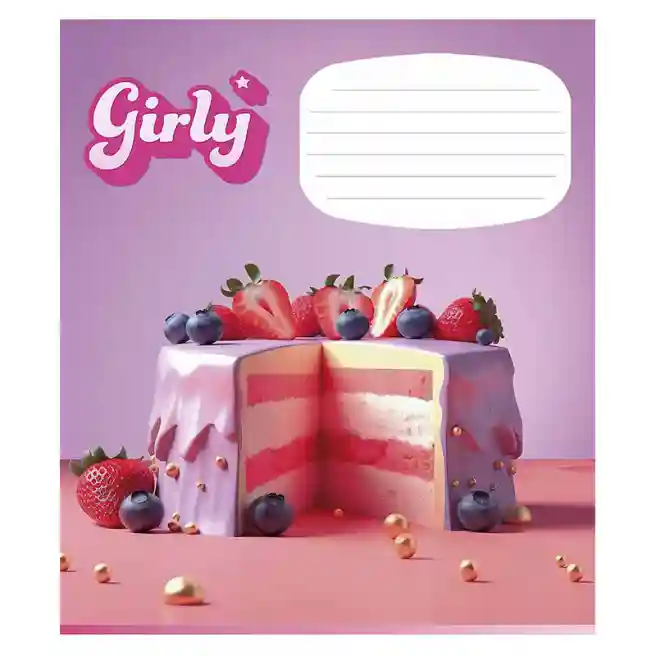 Caiet 24 foi, patratele, Star Girly
