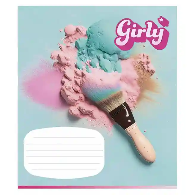 Caiet 24 foi, patratele, Star Girly