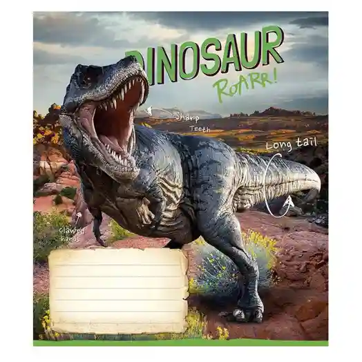Caiet 12 foi, linie, Shkolyarik Jurassic world
