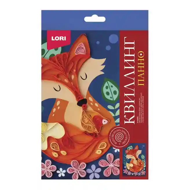 Quilling Lori. Panou "Vulpiță"