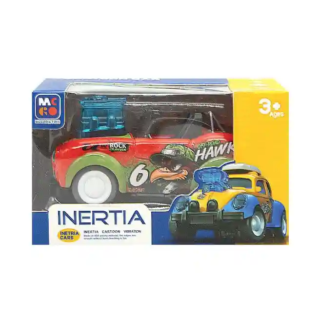 Mini-mașină/bug inerțială, roșu, cod 712099