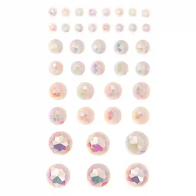 Cristale autoadezive opalescente crem, 40 buc., art. GRKR-082