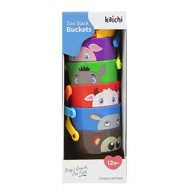 Set de joacă găleți 6 bucăți Kaichi, cod 732017