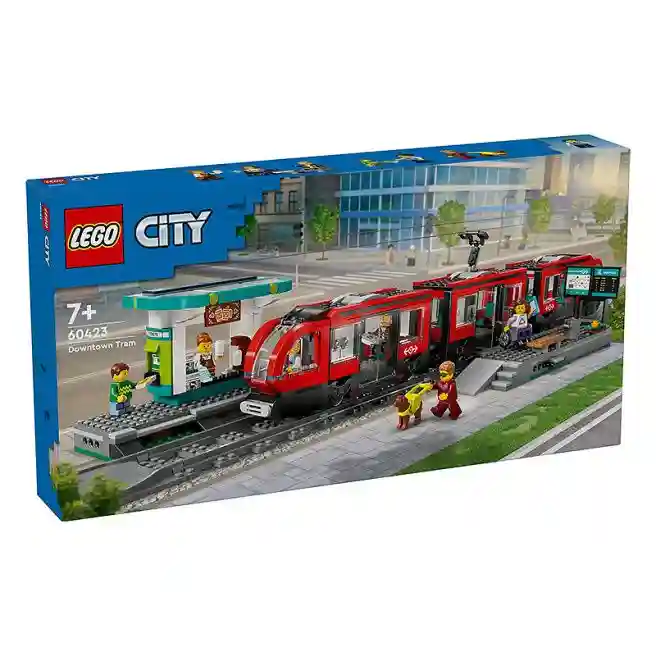 Конструктор LEGO City Трамвай и станция в центре города, арт. 60423